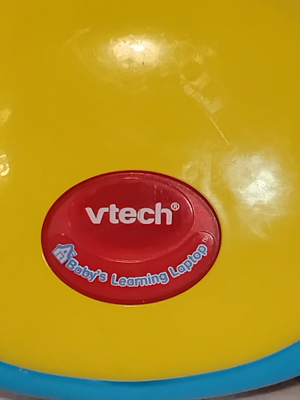 VTech Baby's Learning Laptop Shapes Colors Animal Sounds -tested WORKS